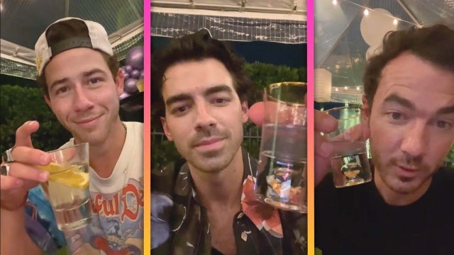 Jonas Brothers Help Ring in Joe's 33rd Birthday With Shots 
