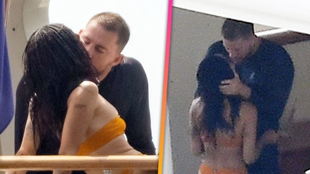 Zoë Kravitz and Channing Tatum Steal KISSES on Italian Vaca