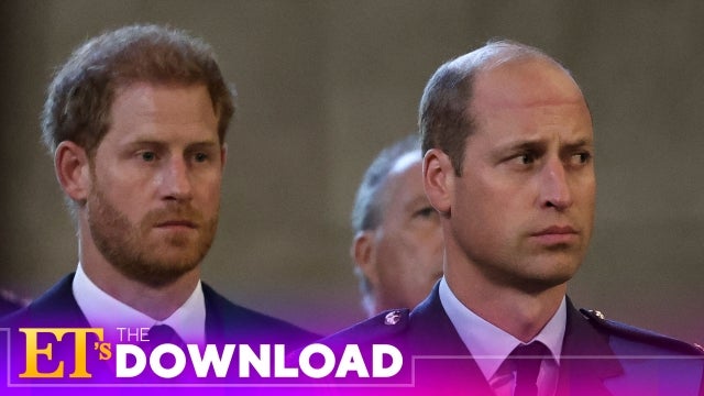 Prince William and Prince Harry Reunite to Honor the Late Queen Elizabeth | ET's The Download    