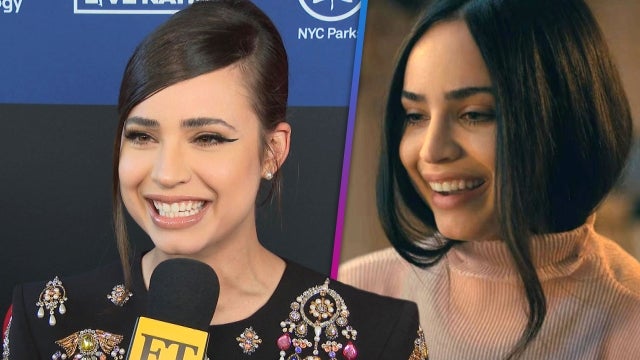 Sofia Carson REACTS to Viral Hair Moment in ‘Purple Hearts’