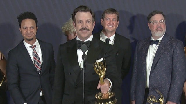 Emmys 2022: 'Ted Lasso' (Full Backstage Interview) 