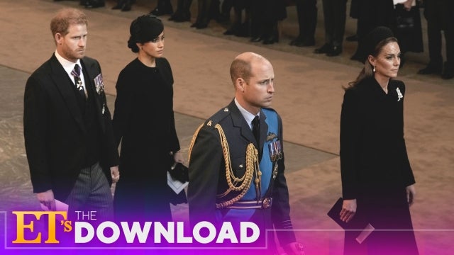 Prince William and Prince Harry Reunite at Queen Elizabeth II Funeral | ET’s The Download 
