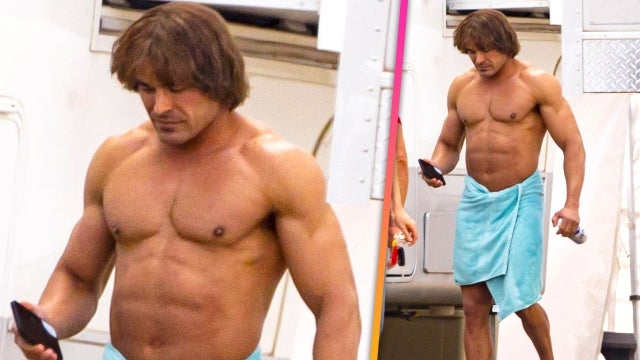 Zac Efron Is Ripped and Unrecognizable on the Set of 'The Iron Claw'