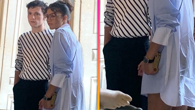 Zendaya and Tom Holland Stroll Hand-in-Hand at the Louvre