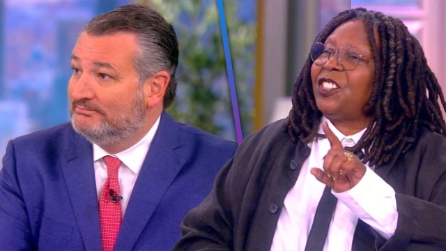 'The View': Whoopi Goldberg Shuts Down Protesters During Ted Cruz's Live Interview 