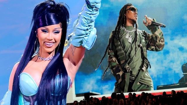 AMAs: Cardi B Rocks Out Onstage in Surprise Appearance With GloRilla After Takeoff Tribute
