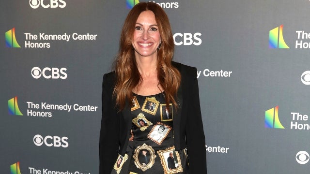 Julia Roberts Wears Gown With George Clooney's Face to Honor Him at Kennedy Center Honors