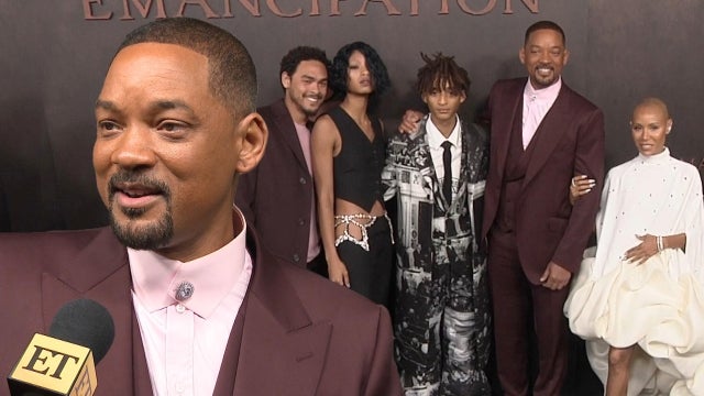 Will Smith Gets Jada Pinkett Smith and More Family Support at ‘Emancipation’ Premiere (Exclusive)