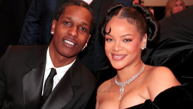 Rihanna Reacts to Onstage Shout-Outs at Golden Globe Awards With A$AP Rocky 
