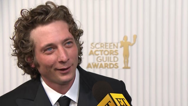 Jeremy Allen White Shares His Kids’ Reaction to His Awards Show Trophies (Exclusive)