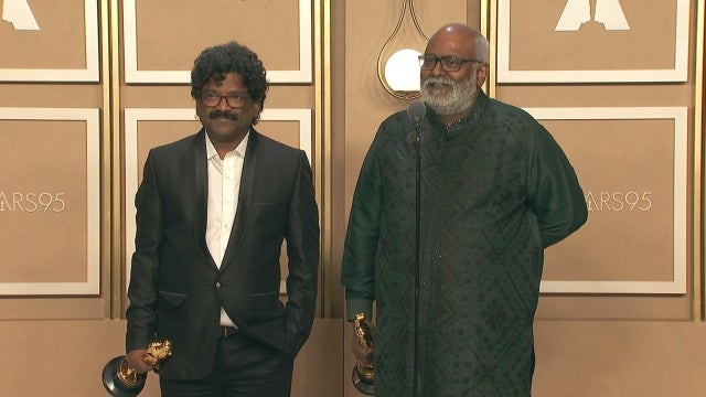 M. M. Keeravani, 'Naatu Naatu' Composer | Full Oscars Backstage Interview, Best Original Song 