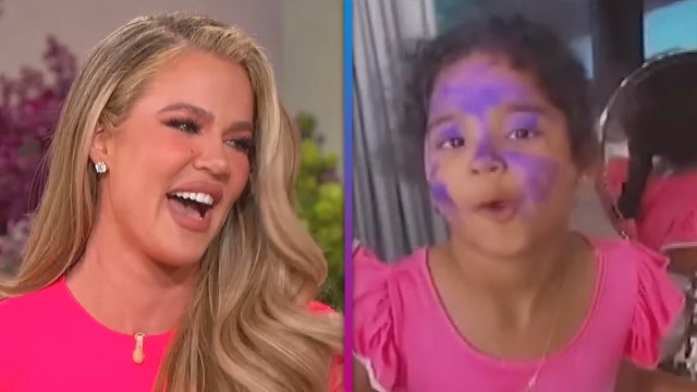 Watch Khloé Kardashian’s Daughter True Give Herself a Messy Makeover