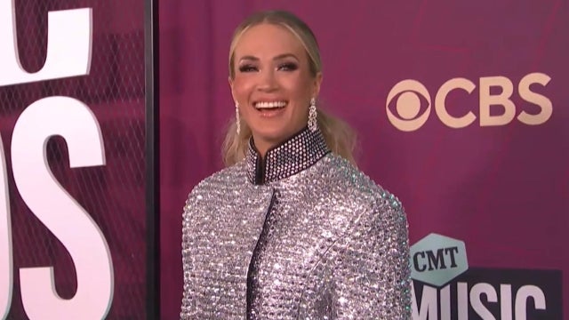 CMT Music Awards: Carrie Underwood Sports Sparkly Shorts 
