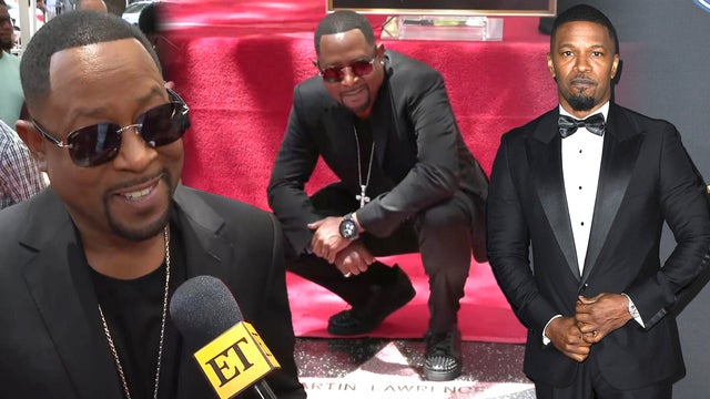 Martin Lawrence Reacts to Jamie Foxx's Health Condition at His Hollywood Walk of Fame Ceremony