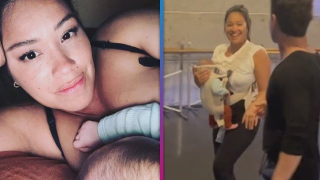 Gina Rodriguez Dances With Newborn Son and Reveals His Name 