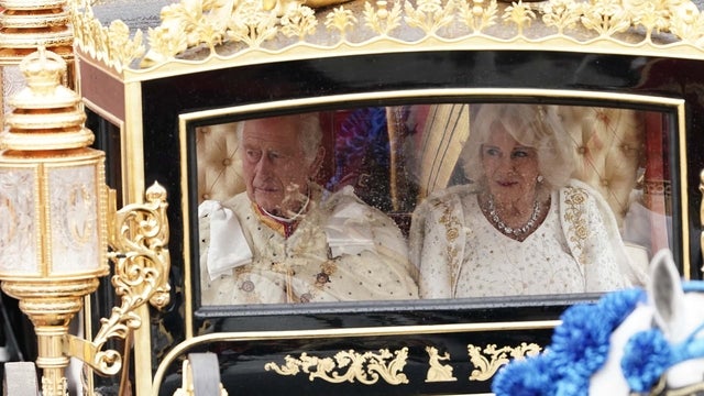 King Charles and Queen Camilla Arrive to Coronation Ceremony in Carriage