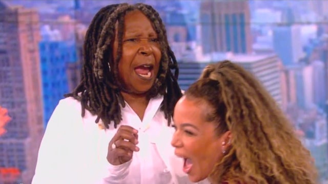 'The View': Whoopi Goldberg Gives Sunny Hostin a Lap Dance!