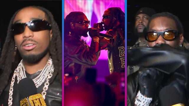BET Awards 2023: Quavo and Offset React to Surprise Onstage Reunion (Exclusive) 