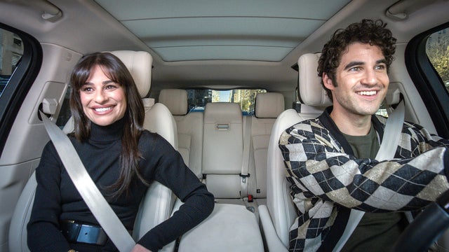 'Carpool Karaoke': Watch Lea Michele and Darren Criss Reunite for 'Funny Girl' Duet (Exclusive)