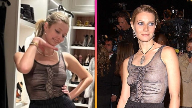 Gwyneth Paltrow's Teenage Daughter Recreates Mom's Iconic Oscars' Look