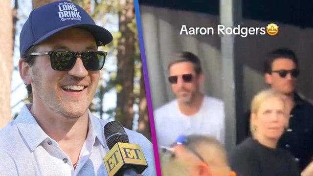 Miles Teller Dishes on Going Viral at Taylor Swift Concert With Aaron Rodgers (Exclusive) 