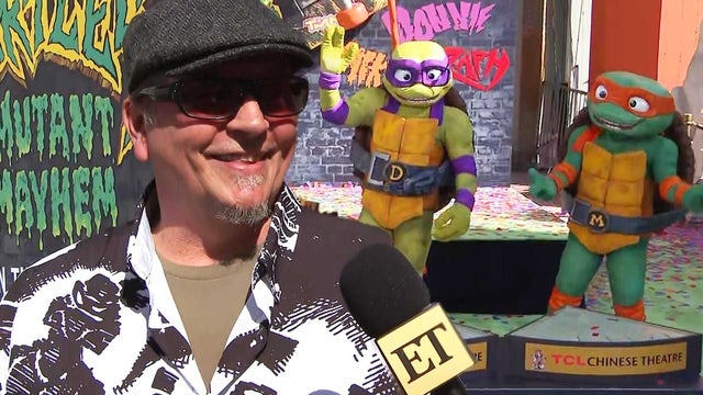 Teenage Mutant Ninja Turtles Cement Their Names in Hollywood (Exclusive)