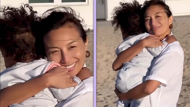 Jeannie Mai Snuggles Up to Daughter Monaco at the Beach Amid Divorce From Jeezy