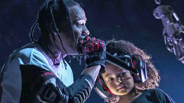 Travis Scott Brings Out Daughter Stormi Webster on Stage During LA Tour Stop!