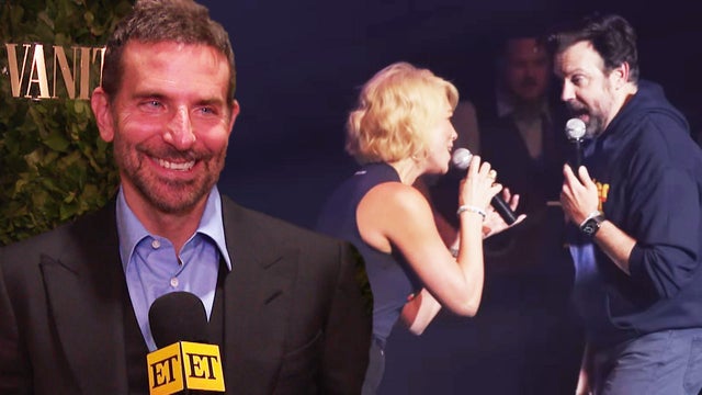 Bradley Cooper Reacts to Jason Sudeikis and Hannah Waddingham’s Rendition of ‘Shallow’ (Exclusive)