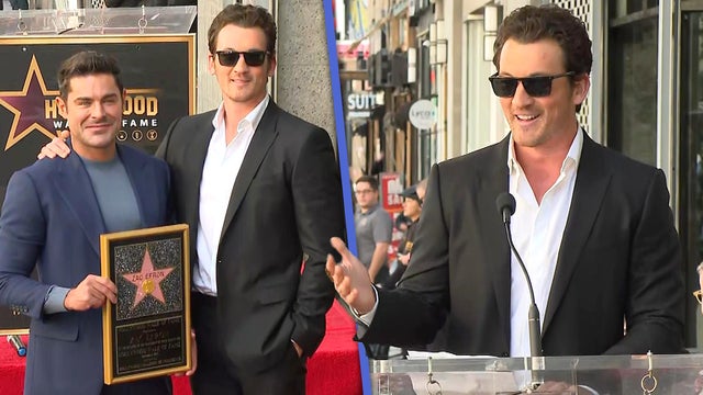 Miles Teller Roasts Zac Efron and Himself During Hollywood Walk of Fame Speech