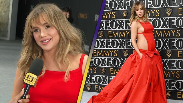 Suki Waterhouse Puts Her Baby Bump on Full Display With Daring Emmys Look (Exclusive)