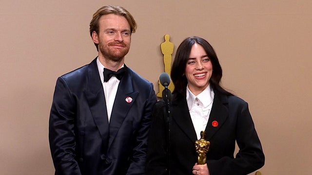 Billie Eilish and Finneas React to Second Oscar Win | Full Backstage Interview  