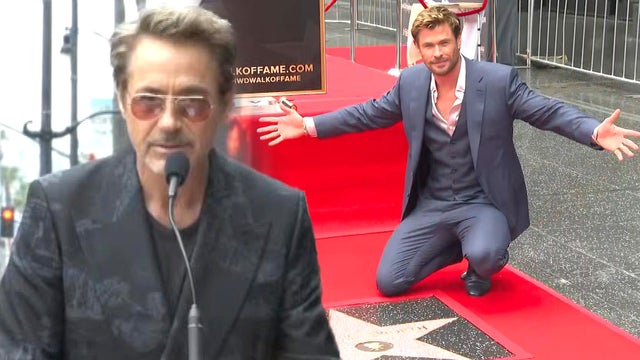 Watch Chris Hemsworth Get Roasted by Robert Downey Jr. as He Receives His Star on the Walk of Fame
