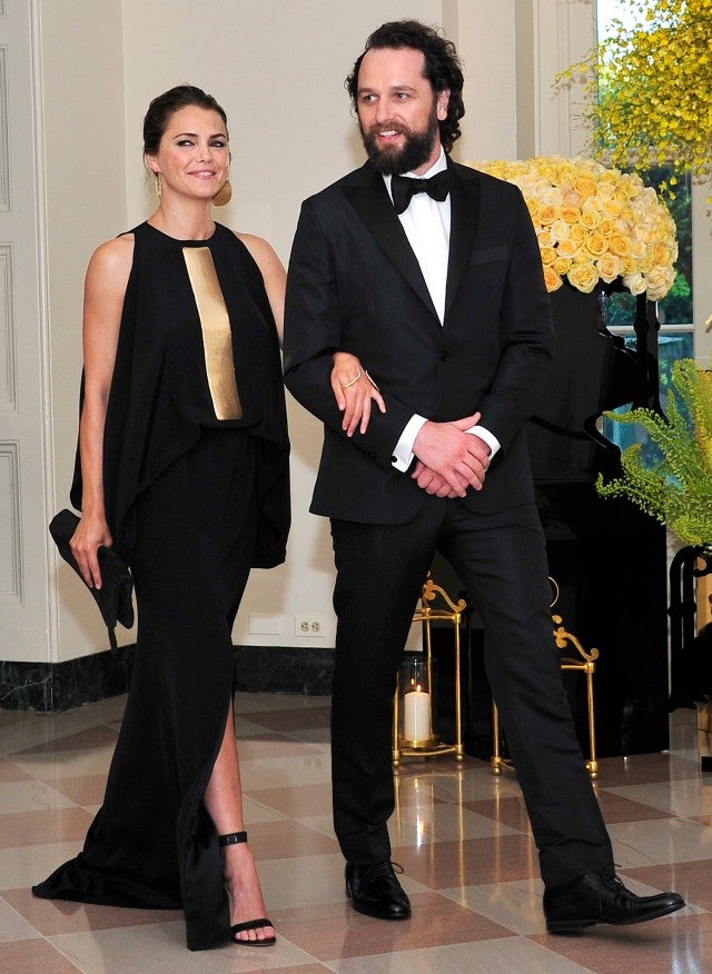 Michelle Obama Chats Up 'Americans' Stars Matthew Rhys and Keri Russell