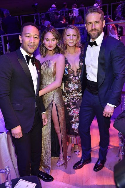 Chrissy Teigen Fights Her Way Through A Storm In A Gown And Still Looks Totally Glam See The