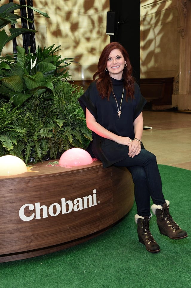 Debra Messing at Chobani anniversary party