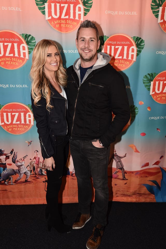 Christina El Moussa and boyfriend at Cirque du Soleil in the OC