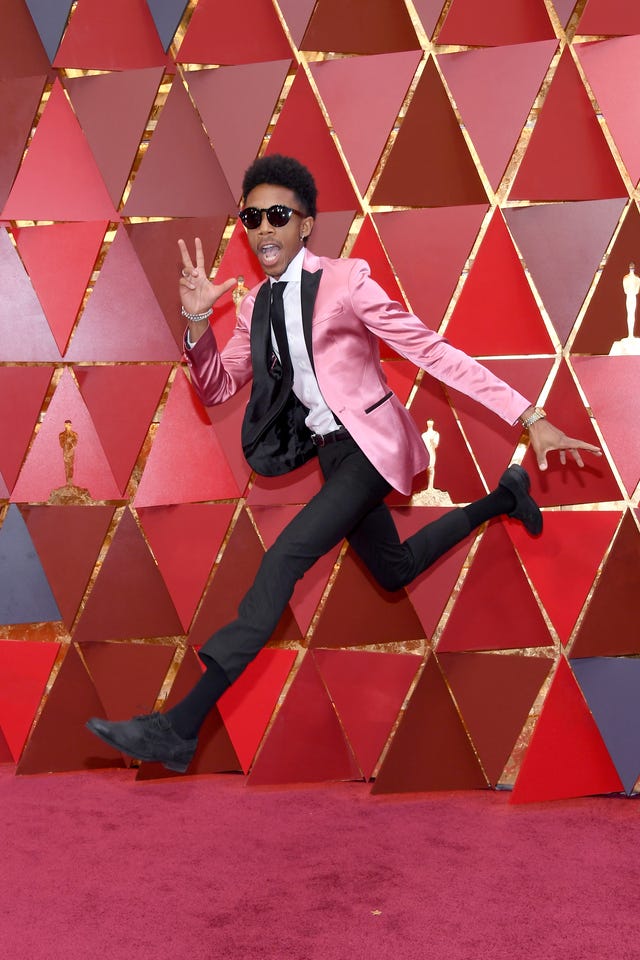 Darrell Britt-Gibson at 2018 Oscars