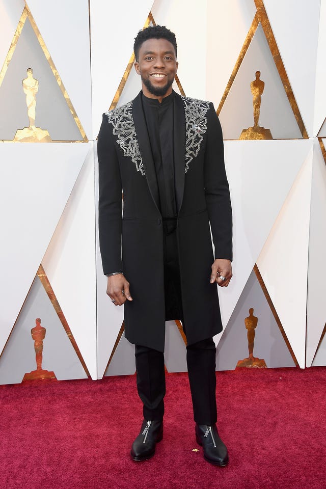 Chadwick Boseman at 2018 Oscars