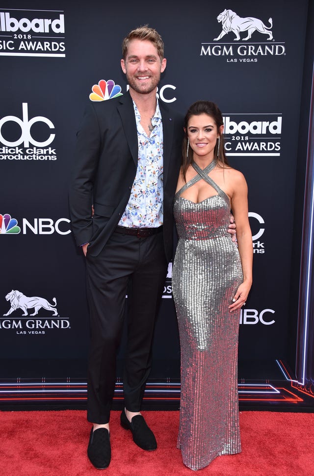 Brett Young and Taylor Mills at billboard awards
