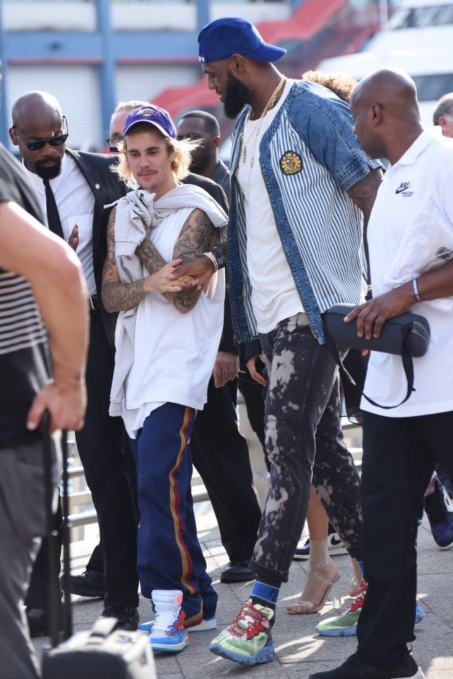 Hailey Bieber Pops in Baby Tee, Lovely shirt got to go with shorts as an  outfit good fit sizing right, Shorts & Loafers With Justin Bieber – Rvce  News