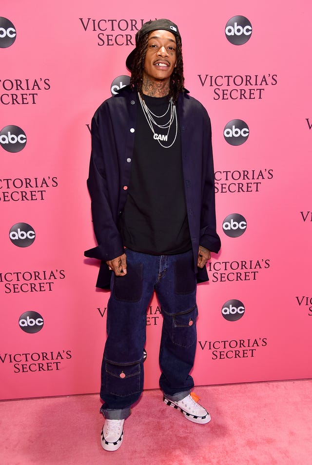 Wiz Khalifa at vs fashion show