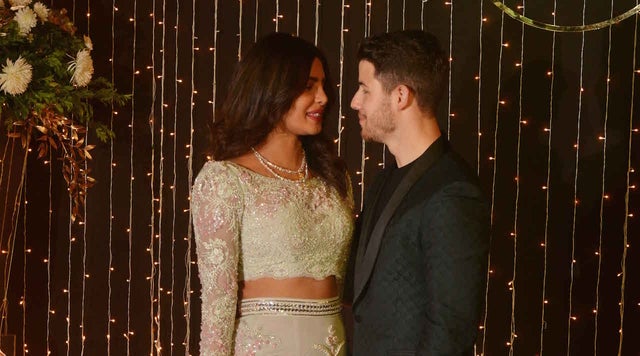 Priyanka Chopra's Red Dior Dress for Indian Wedding Reception Is Absolutely  Stunning -- See the New Pics | Entertainment Tonight