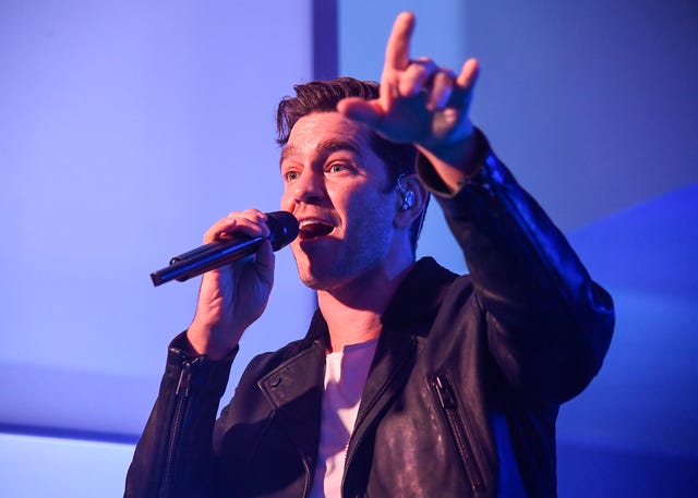 Andy Grammer at playoff party