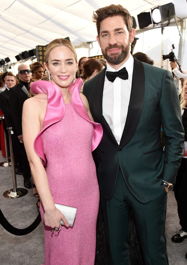 Emily Blunt and John Krasinski at the 25th Annual Screen Actors Guild Awards