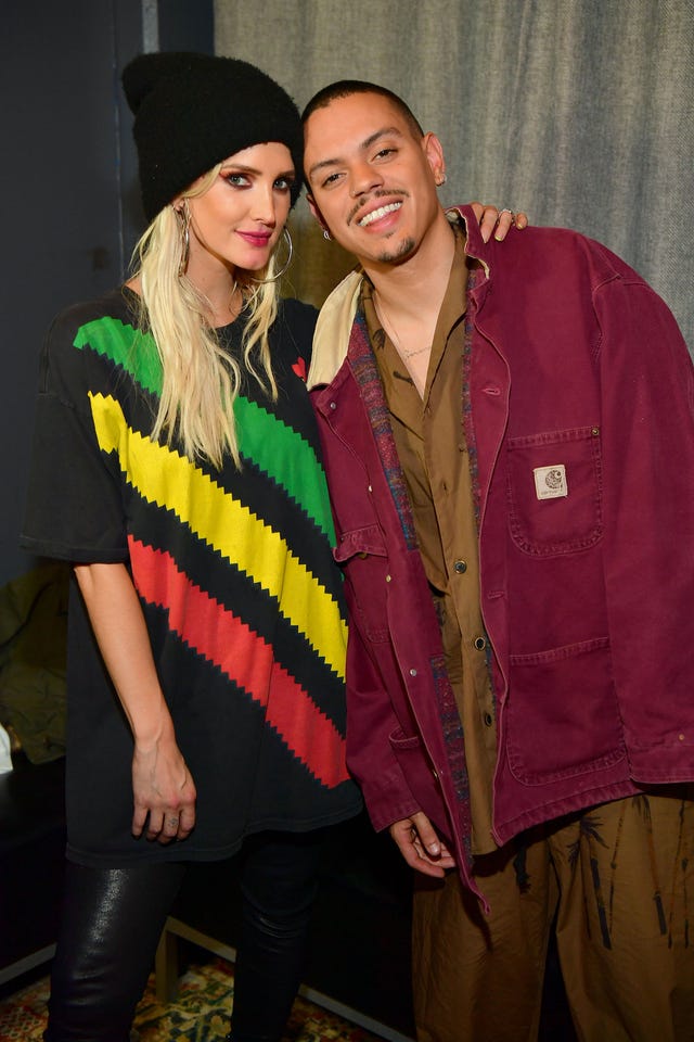 Ashlee Simpson Ross and Evan Ross in Atlanta