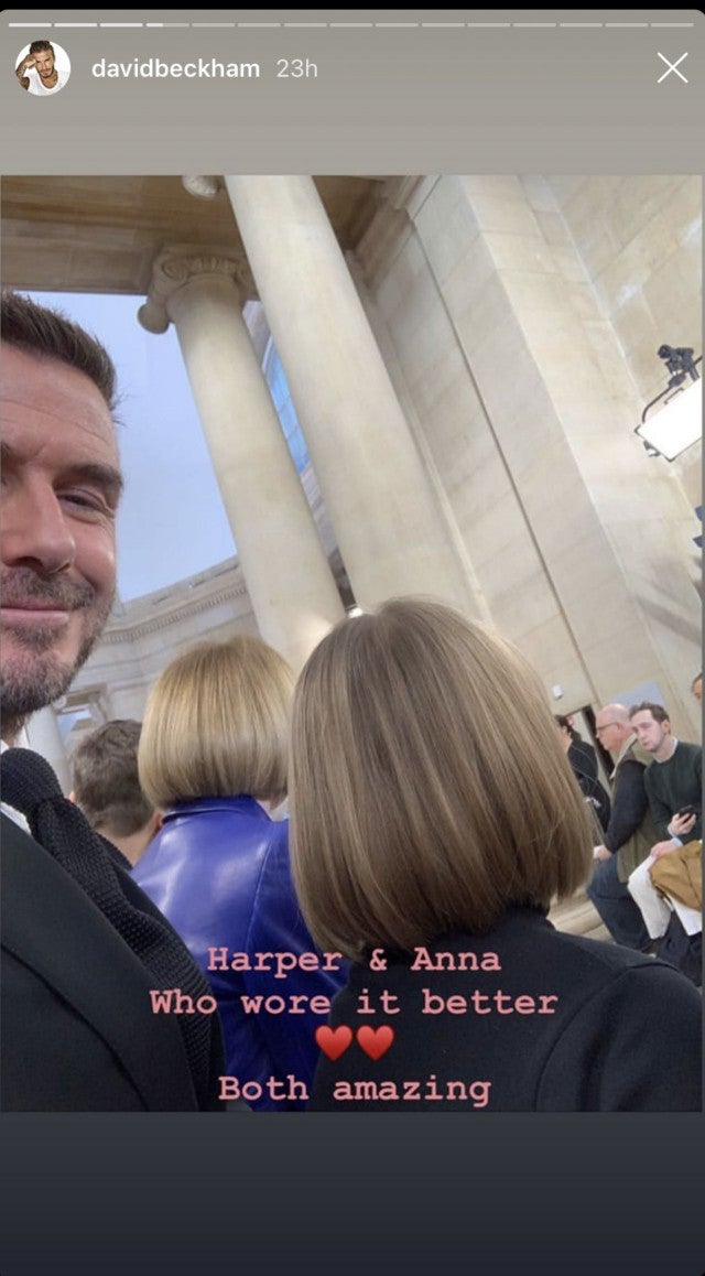 Victoria Beckham's Daughter Harper Is Twinning With Anna 