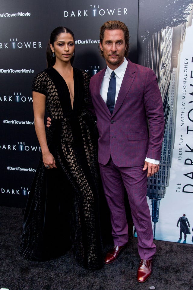 Camila Alves and Matthew McConaughey at 'The Dark Tower' New York premiere 