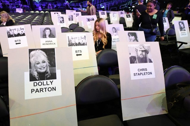 Grammy Seating Chart 2018