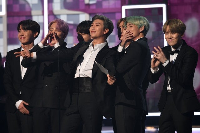 Outfits BTS Wore to the 2019 Grammy Awards Will Be on Display in the Grammy  Museum